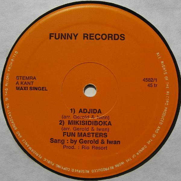 Fun Masters - Adjida | Funny Records (RESS 4582/1) - 3
