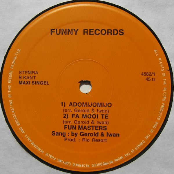 Fun Masters - Adjida | Funny Records (RESS 4582/1) - 4