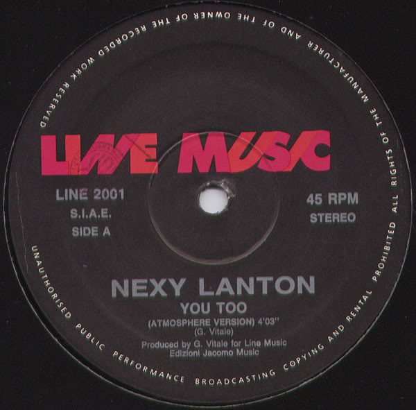 Nexy Lanton - You Too | Line Music (LINE 2001) - 3 Nexy Lanton - You Too | Line Music (LINE 2001) - 3