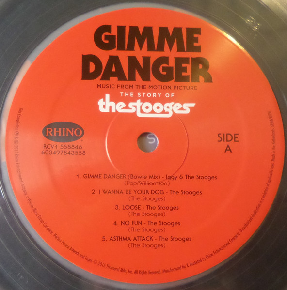 The Stooges - Gimme Danger (Music From The Motion Picture) | Rhino Records (RCV1 558846) - 3 The Stooges - Gimme Danger (Music From The Motion Picture) | Rhino Records (RCV1 558846) - 3