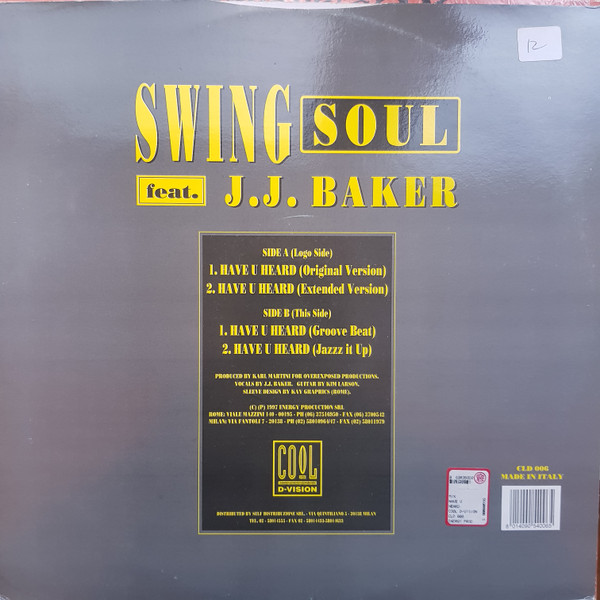Swing Soul  &  J.J. Baker - Have U Heard | Cool D:vision (CLD 006) - 2
