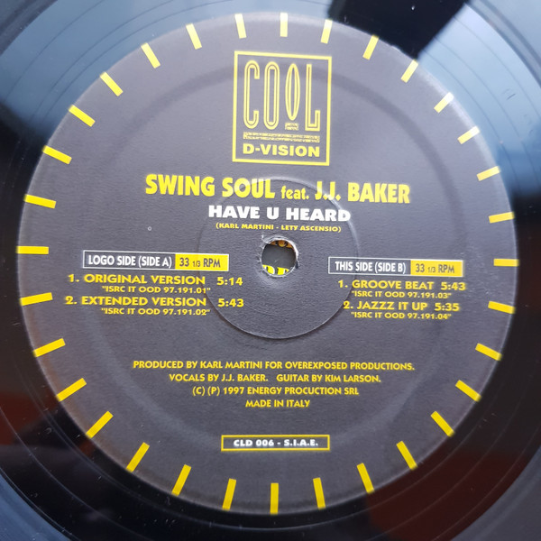 Swing Soul  &  J.J. Baker - Have U Heard | Cool D:vision (CLD 006) - 4