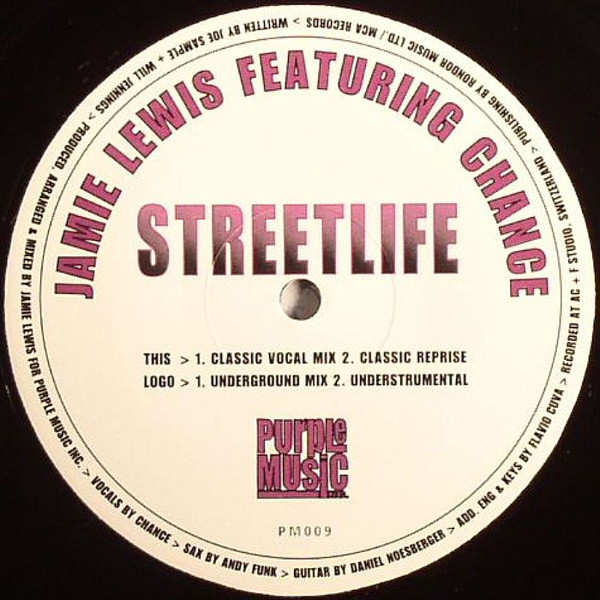 Jamie Lewis Featuring Chance - Streetlife | Purple Music (PM 009) - main