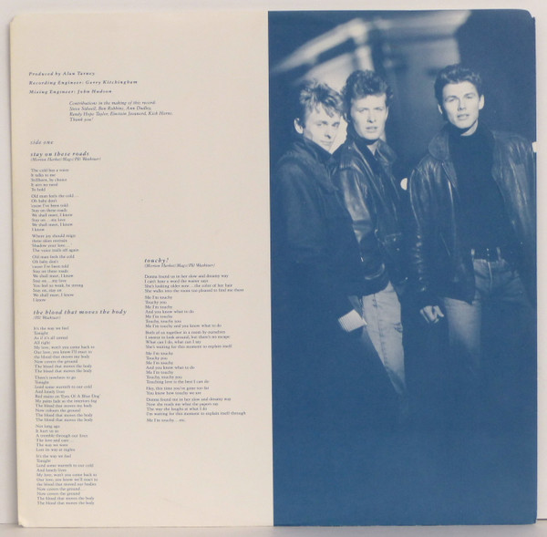 a-ha - Stay On These Roads [Vinyl] | Warner Bros. Records (92 57331) - 4
