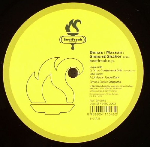 Dimas Carbajo / Adolf Marsan / Simon & Shaker - Beatfreak EP | BeatFreak Recordings (BF0045) - 2