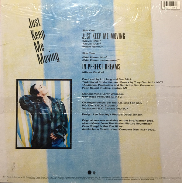 k.d. lang - Just Keep Me Moving | Sire (0-41197) - 2 k.d. lang - Just Keep Me Moving | Sire (0-41197) - 2