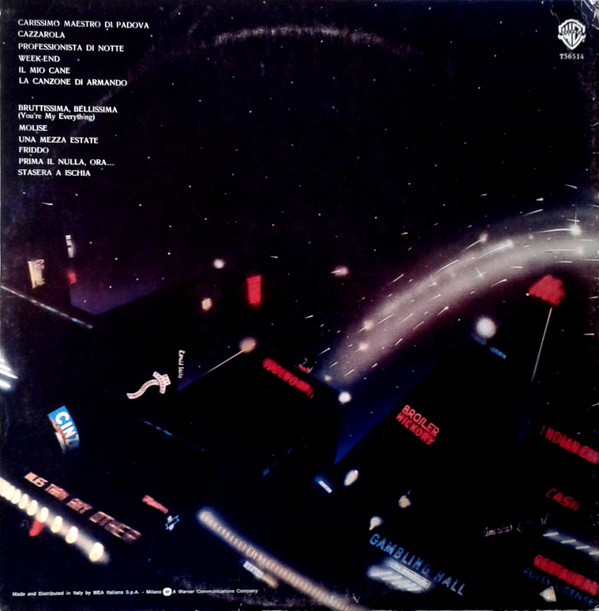 Fred Bongusto - Professionista Di Notte | Warner Bros. Records (T 56514) - 4 Fred Bongusto - Professionista Di Notte | Warner Bros. Records (T 56514) - 4
