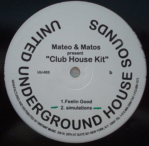 Mateo & Matos - Club House Kit | United Underground House Sounds (UU-003) - 2 Mateo & Matos - Club House Kit | United Underground House Sounds (UU-003) - 2