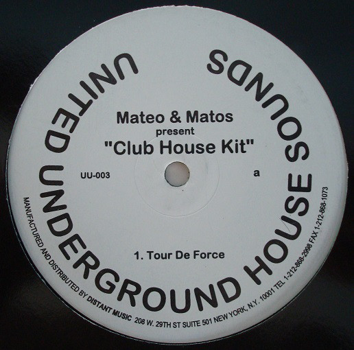 Mateo & Matos - Club House Kit | United Underground House Sounds (UU-003) - main Mateo & Matos - Club House Kit | United Underground House Sounds (UU-003) - main