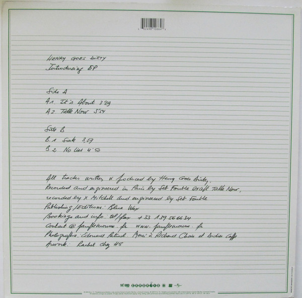 Henry Goes Dirty - Introducing EP | Pamplemousse Productions (PAP 018) - 2 Henry Goes Dirty - Introducing EP | Pamplemousse Productions (PAP 018) - 2
