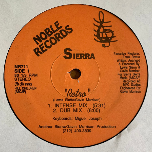 Sierra - Retro | Noble Records (NR 711) - main Sierra - Retro | Noble Records (NR 711) - main