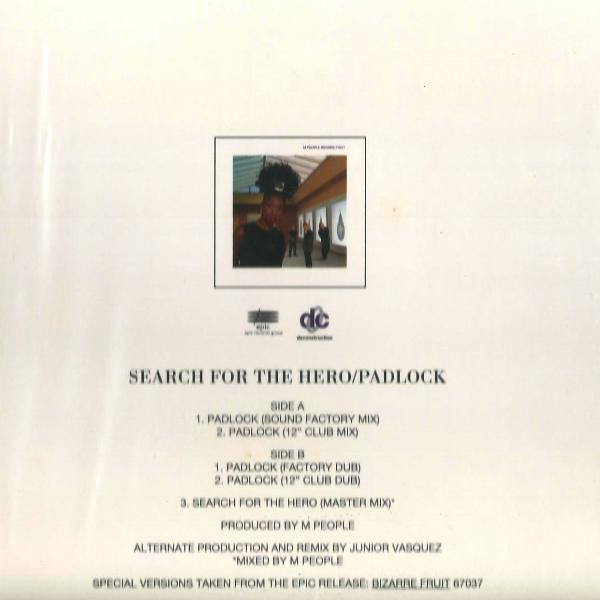 M People - Search For The Hero / Padlock | Epic (49 78022) - 4