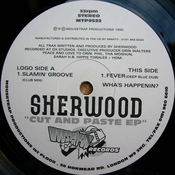 Sherwood - Cut And Paste EP | Mousetrap Records (MTP9522) - 3 Sherwood - Cut And Paste EP | Mousetrap Records (MTP9522) - 3