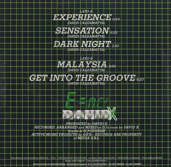 David X - E = MC ² | GFB Records (GFB 005) - 2 David X - E = MC ² | GFB Records (GFB 005) - 2