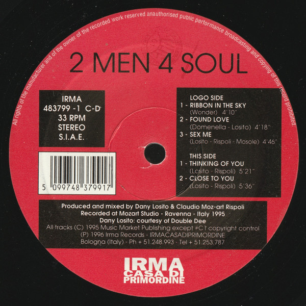 2 Men 4 Soul - 2 Men 4 Soul | Irma CasaDiPrimordine (IRMA 483799 - 1) - 3 2 Men 4 Soul - 2 Men 4 Soul | Irma CasaDiPrimordine (IRMA 483799 - 1) - 3
