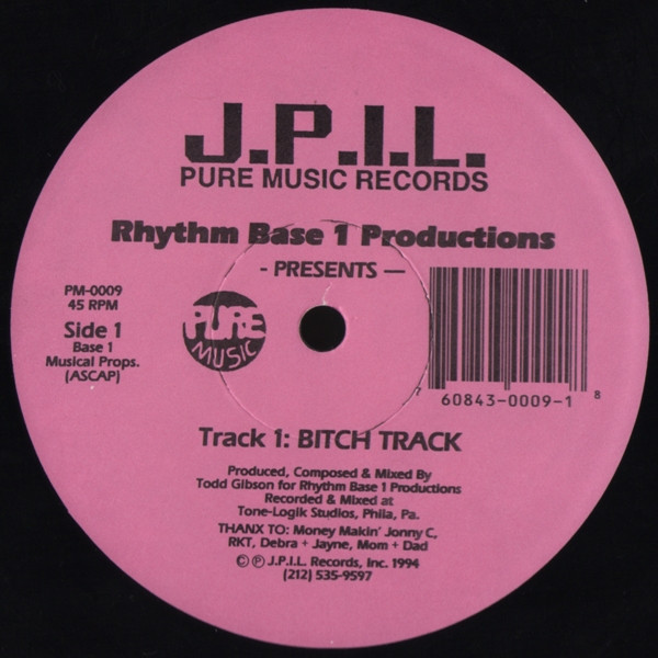 Rhythm Base 1 Productions - Bitch Track | Pure Music Records (PM-0009) - main