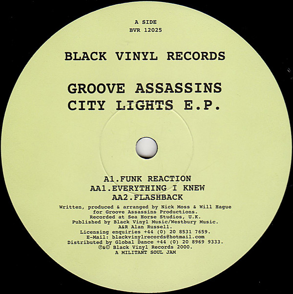 Groove Assassins - City Lights EP | Black Vinyl Records (BVR 12025) - main