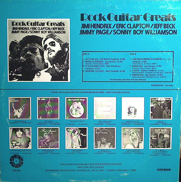 Rock Guitar Greats