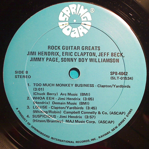 Rock Guitar Greats
