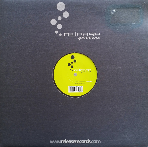 James Harcourt - Hysteria | Release Grooves (RGR003) - 3