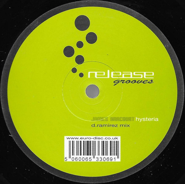 James Harcourt - Hysteria | Release Grooves (RGR003) - 2