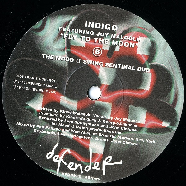 Indigo Featuring Joy Malcolm - Fly To The Moon | Defender Music (DFD9920) - 2 Indigo Featuring Joy Malcolm - Fly To The Moon | Defender Music (DFD9920) - 2