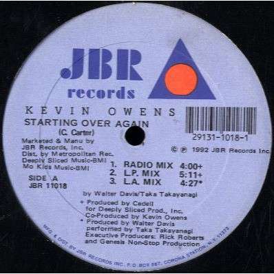 Kevin Owens - Starting Over Again | JBR Records (JBR 11018)