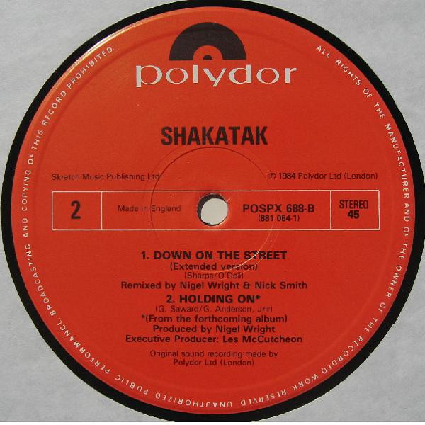 Shakatak - Down On The Street | Polydor (POSPX 688) - 4