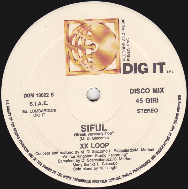 XX Loop - Siful J. House / Siful | Dig It International (DGM 13022) - 2