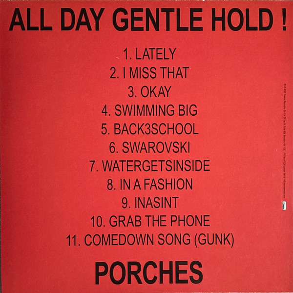 Porches - All Day Gentle Hold! | Domino (WIGLP502XM) - 2 Porches - All Day Gentle Hold! | Domino (WIGLP502XM) - 2