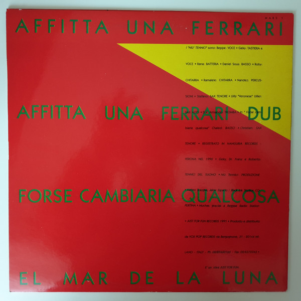Niù Tennici - Affitta Una Ferrari | Just For Fun Records (MARS 1) - 3 Niù Tennici - Affitta Una Ferrari | Just For Fun Records (MARS 1) - 3