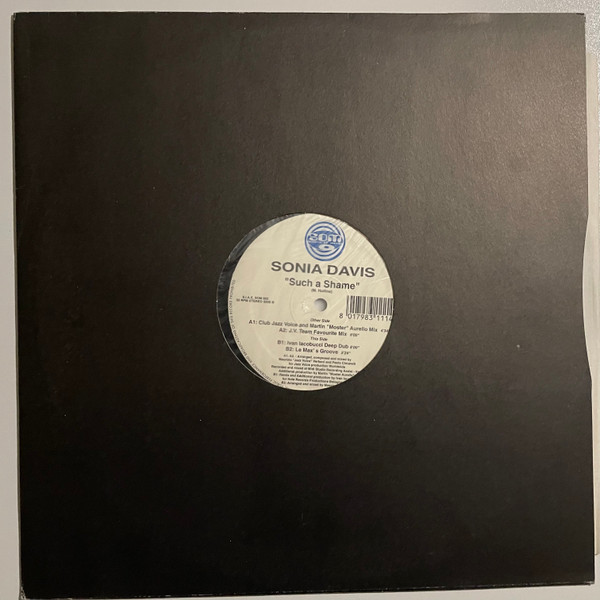 Sonia Davis - Such A Shame | Source Of Music (SOM 002) - main