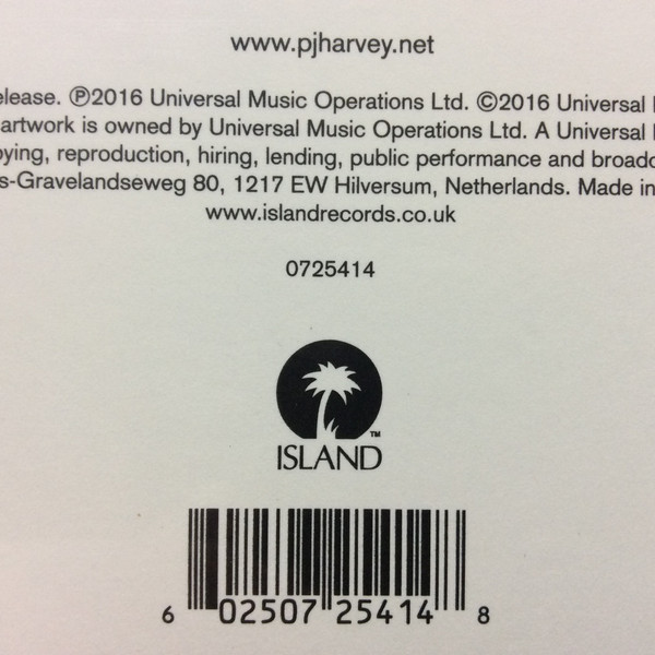 PJ Harvey - The Hope Six Demolition Project | Island Records (0725414) - 4 PJ Harvey - The Hope Six Demolition Project | Island Records (0725414) - 4