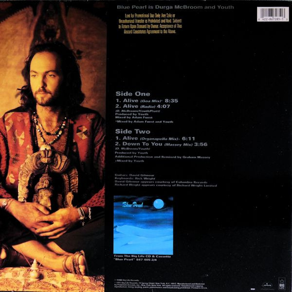 Blue Pearl - Alive | Big Life (867 285-1) - 2