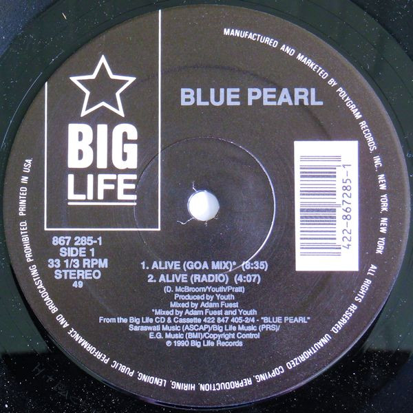 Blue Pearl - Alive | Big Life (867 285-1) - 3