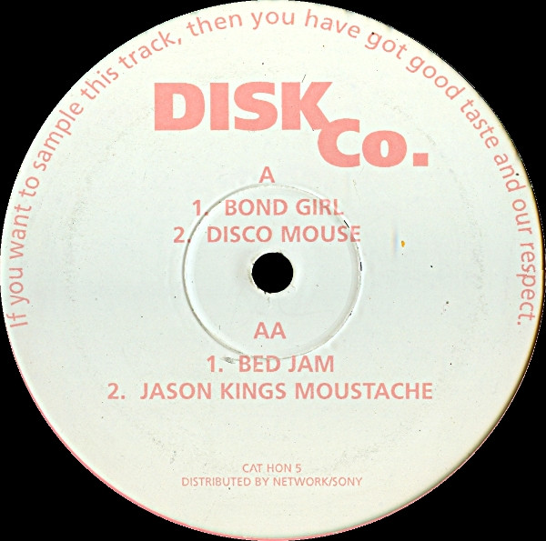 Disk Co. - Bond Girl / Disco Mouse / Bed Jam / Jason Kings Moustache | House Of Naughty (HON 5) - 2 Disk Co. - Bond Girl / Disco Mouse / Bed Jam / Jason Kings Moustache | House Of Naughty (HON 5) - 2