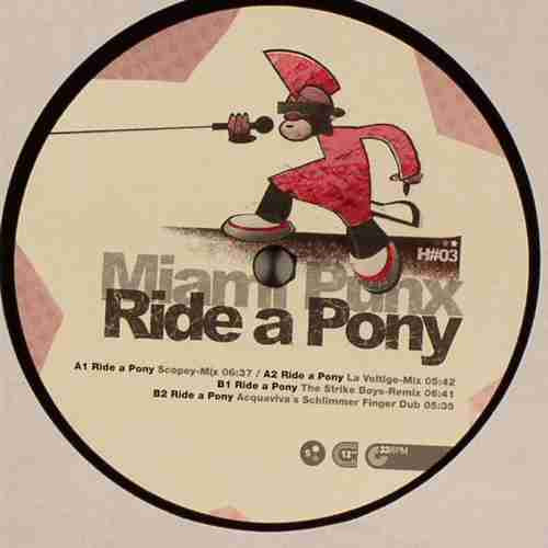 Miami Punx - Ride A Pony | Hilltribe (HILLTRIBE003) Miami Punx - Ride A Pony | Hilltribe (HILLTRIBE003)