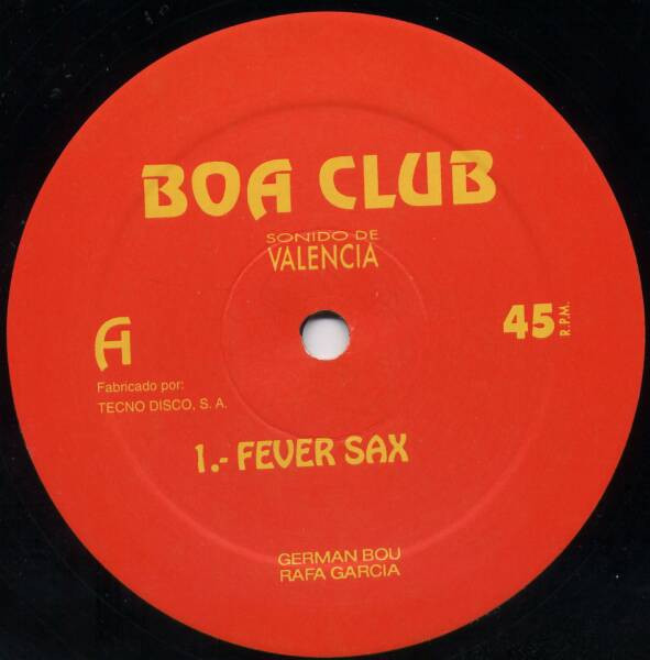 Boa Club - Fever Sax | Nezkabel Records (NEZKABEL-00) - 2