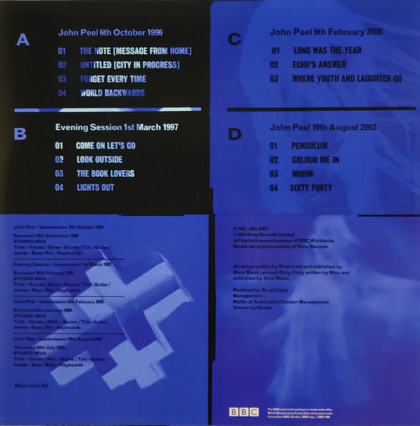 Broadcast - Maida Vale Sessions | Warp Records (WARPLP337) - 2 Broadcast - Maida Vale Sessions | Warp Records (WARPLP337) - 2