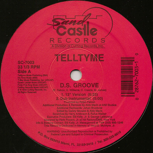 Telltyme - D.S. Groove | Sand Castle Records (SC-7003)
