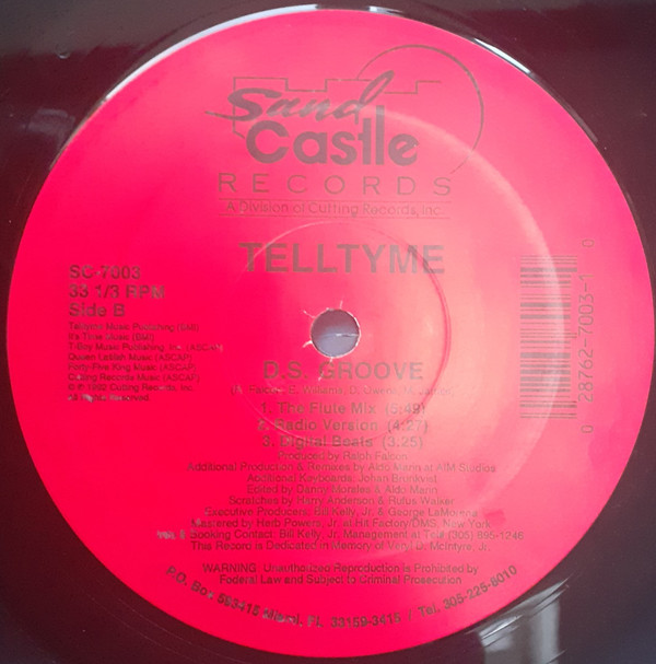 Telltyme - D.S. Groove | Sand Castle Records (SC-7003) - 2