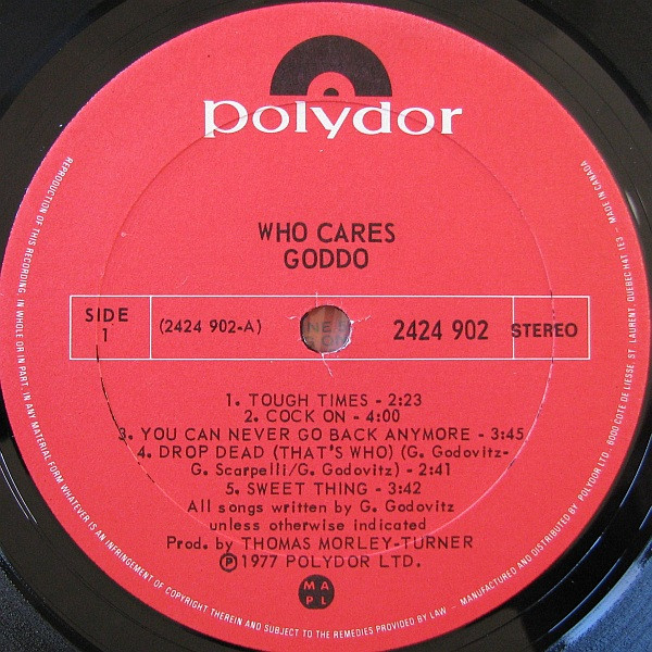 Goddo - Who Cares | Polydor (2424 902) - 3