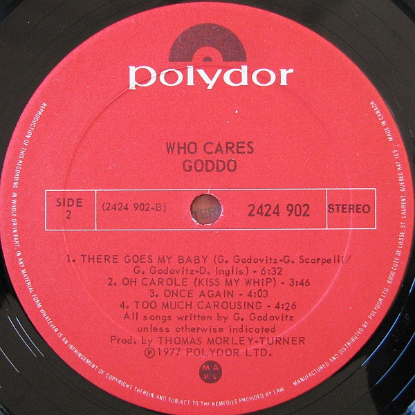 Goddo - Who Cares | Polydor (2424 902) - 4