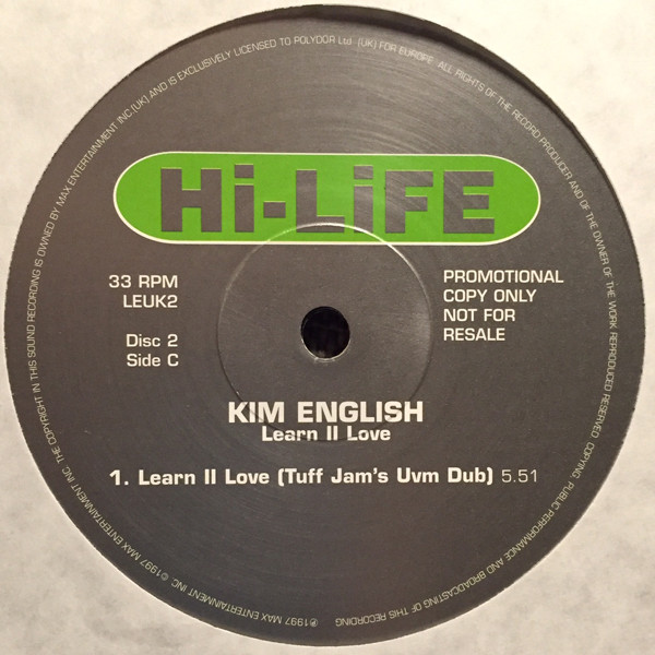 Kim English - Learn II Love | Hi Life Recordings (LEUK1/2) - 4
