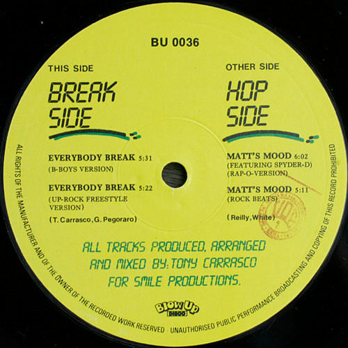 The Wildstyle Club - Everybody Break | Blow Up Disco (BU 0036) - 3