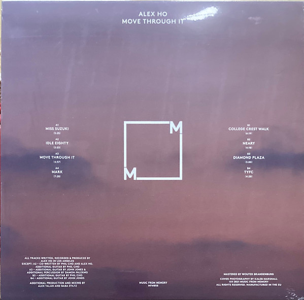 Alex Ho - Move Through It | Music From Memory (MFM058) - 2 Alex Ho - Move Through It | Music From Memory (MFM058) - 2