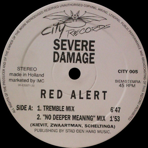 Severe Damage - Red Alert | City Records (CITY 005) - 3 Severe Damage - Red Alert | City Records (CITY 005) - 3