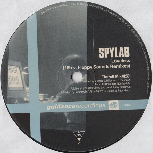 Spylab - Loveless (16B Vs. Floppy Sounds Remixes) | Guidance Recordings (GDR 135) - 4