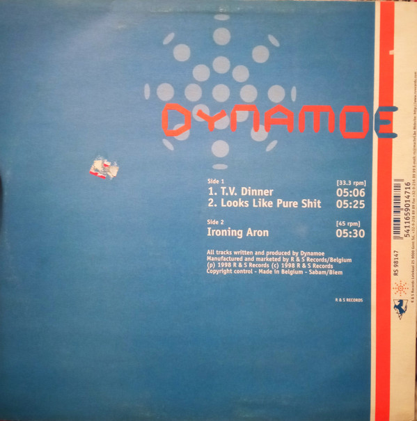 Dynamoe - TV Dinner | R & S Records (RS 98147) - 2