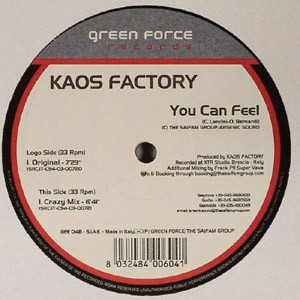 Kaos Factory - You Can Feel | Green Force (GEE 048) - 2
